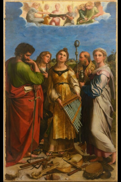 Raffaello Sanzio - Estasi di Santa Cecilia