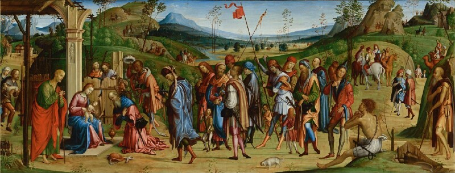 Lorenzo Costa il Vecchio - Adorazione dei Magi